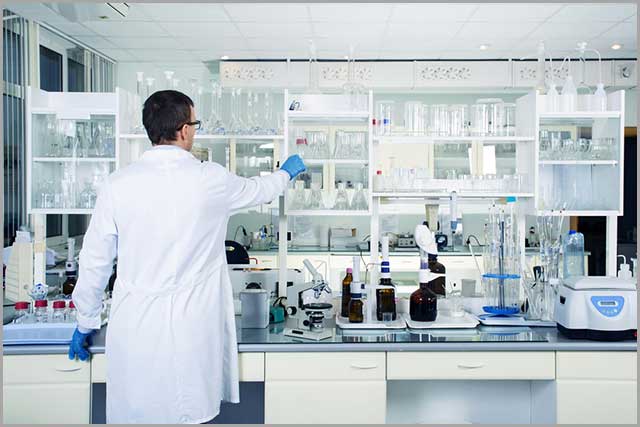 Interior of a medical laboratory