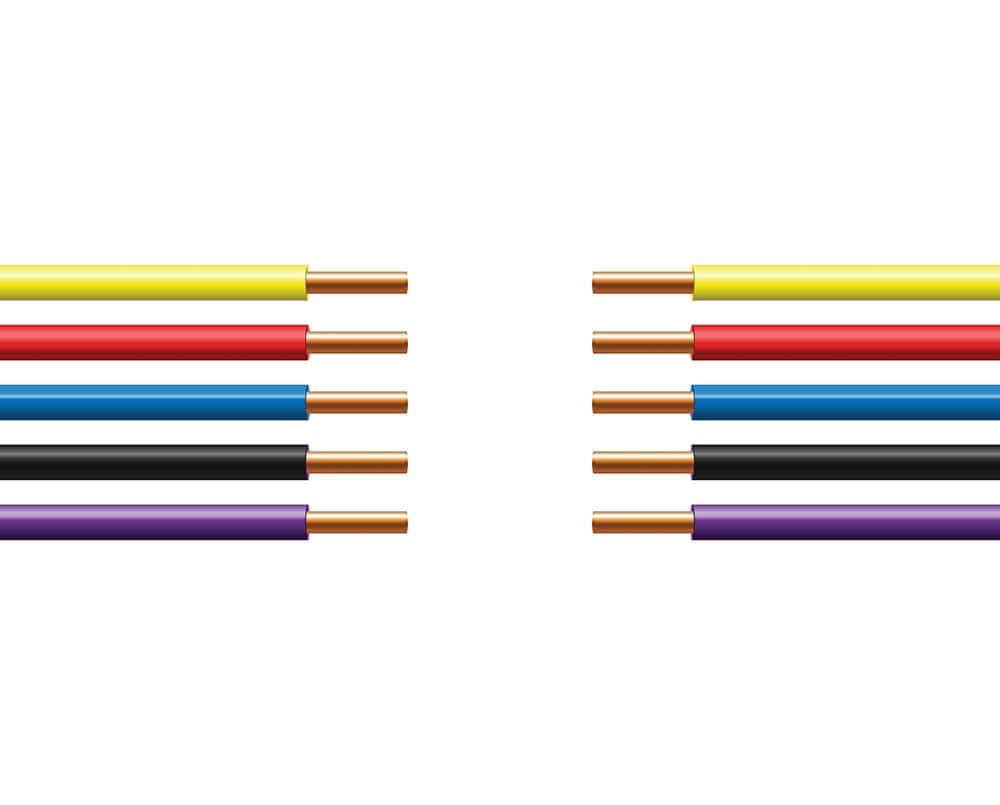 Solid copper wires