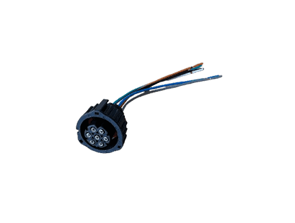 7-way round pin junction harness