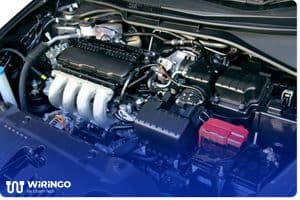 An engine bay