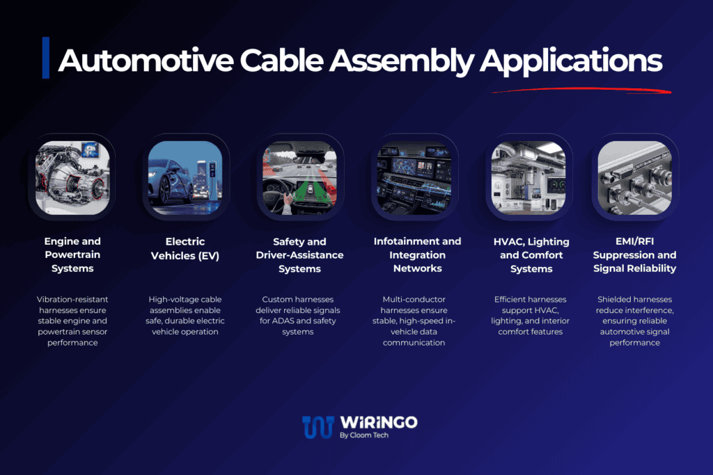 Automotive Cable Assembly Applications