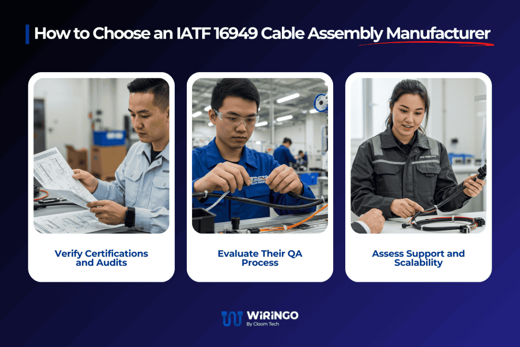 How to Choose an IATF 16949 Cable Assembly Manufacturer