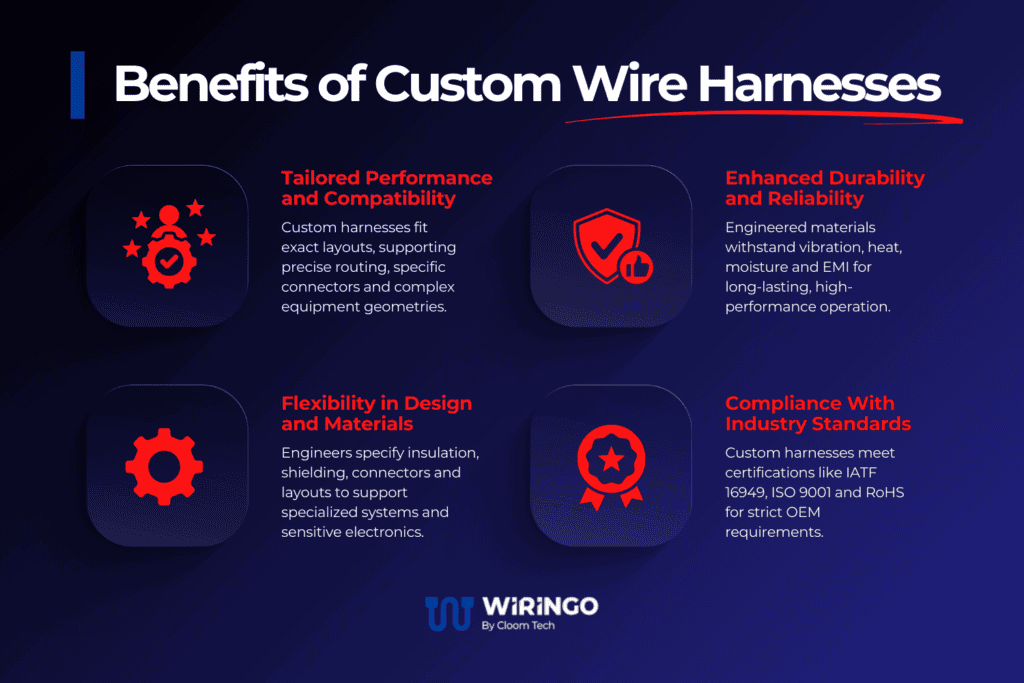 What are the Benefits Of Custom Wire Harnesses For Precision And Performance