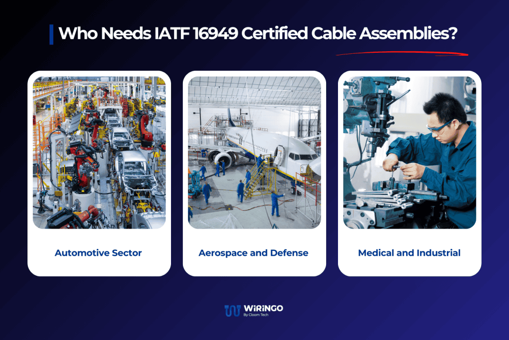 Who Needs IATF 16949 Certified Cable Assemblies