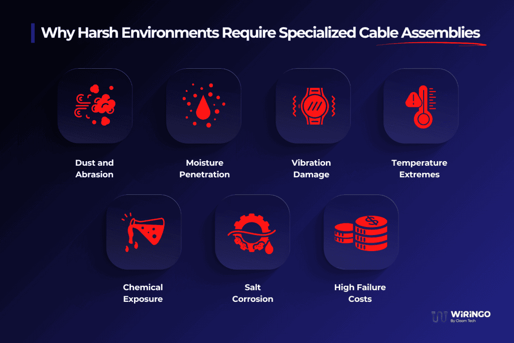 Why Harsh Environments Require Specialized Cable Assemblies